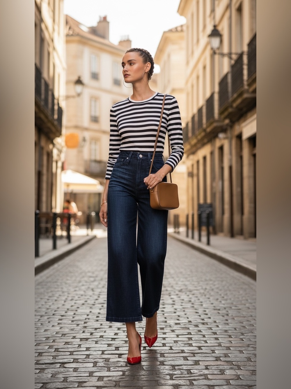 AG Adriano Goldschmied Jeans High Rise Wide Leg Ankle Yvette Denim NWT $225
